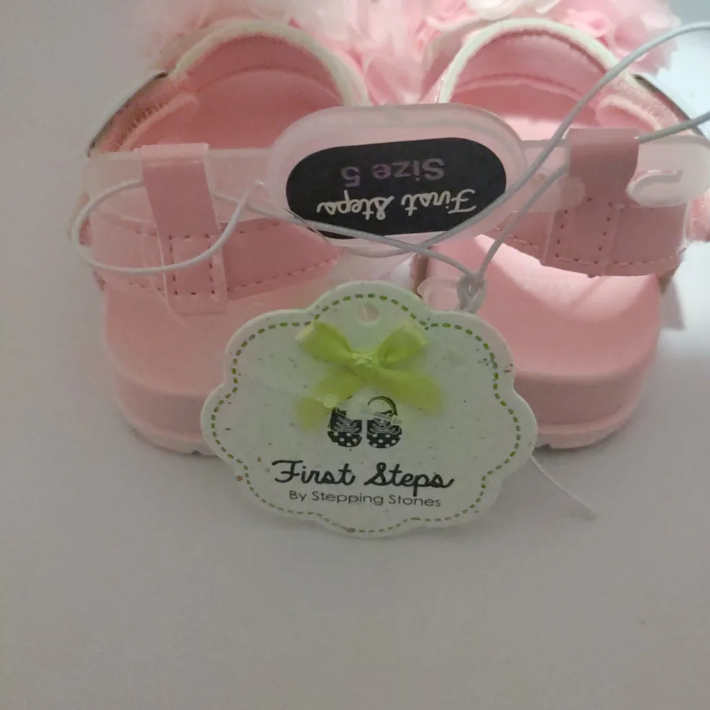 COPY - First Step Toddles Pink Sandals NWTS Size 5
